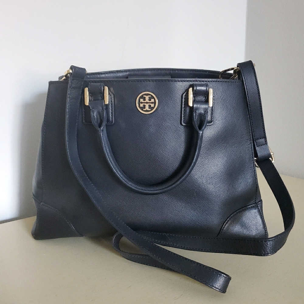 Tory Burch Purse - Midnight Blue Lightly Used